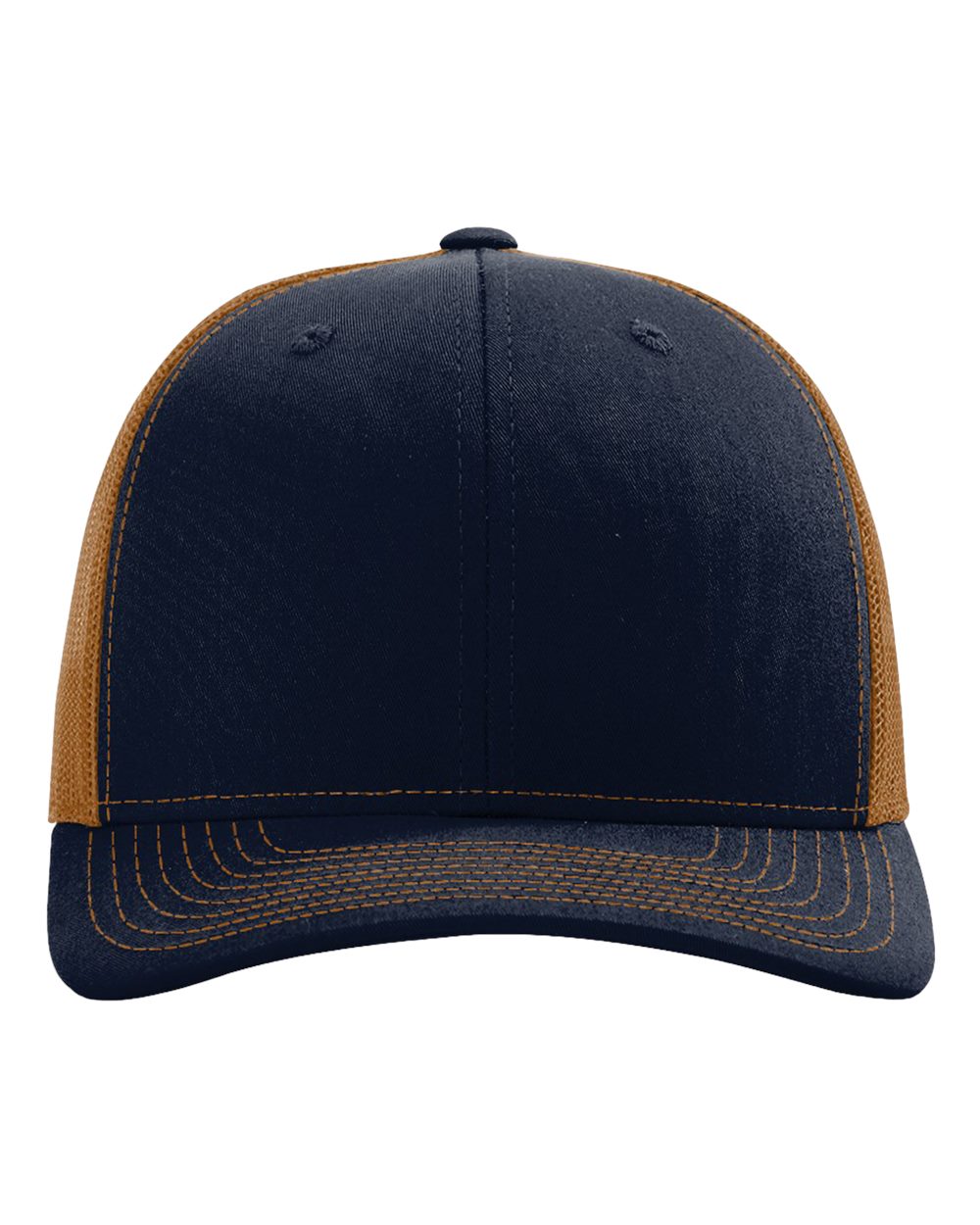 Buy navy-caramel Richardson 112 - Personalized Snapback Trucker Cap