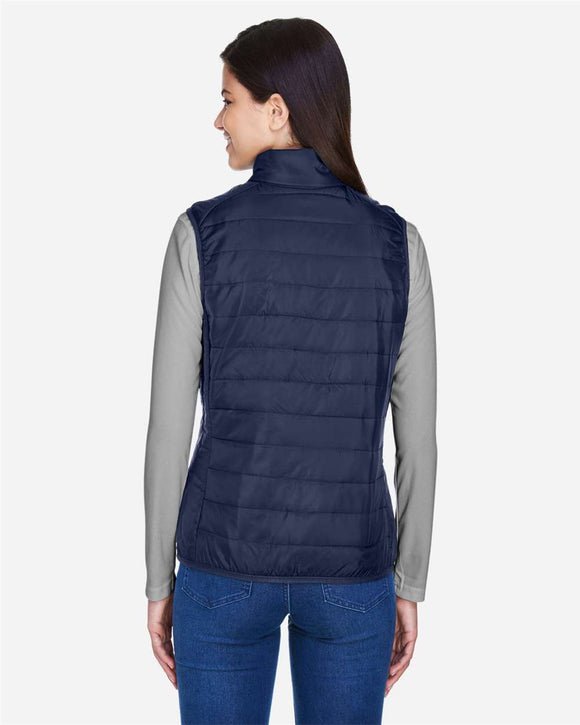 CORE365 Women's Prevail Packable Puffer Vest - CE702W