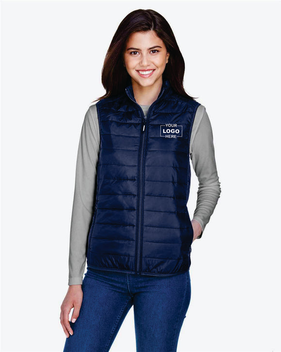 CORE365 Women's Prevail Packable Puffer Vest - CE702W