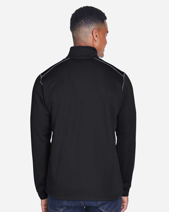 Devon & Jones Men's Mélange Fleece Full-Zip jacket