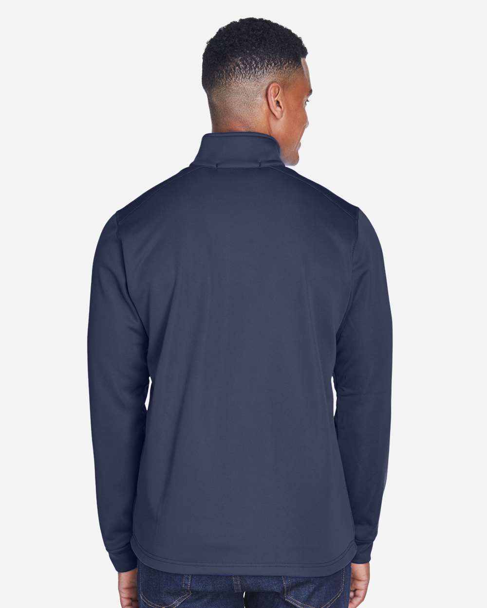 Devon & Jones Men's Mélange Fleece Full-Zip jacket