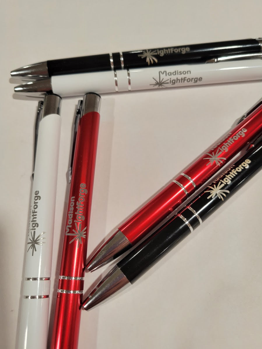 Premium Metallic Ball Pens Engraved with your logo and message image 14