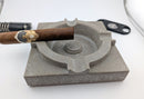Pinnacle Concrete Ashtray 6 inch square, various colors and personalizatization image 3