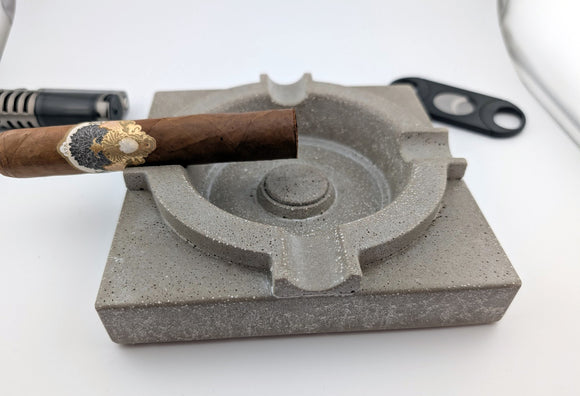 Pinnacle Concrete Ashtray 6 inch square, various colors and personalizatization image 3
