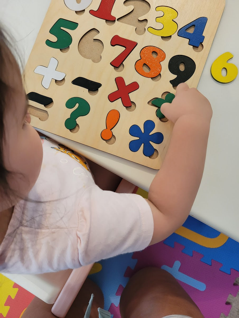 Childrens puzzle numbers image 6