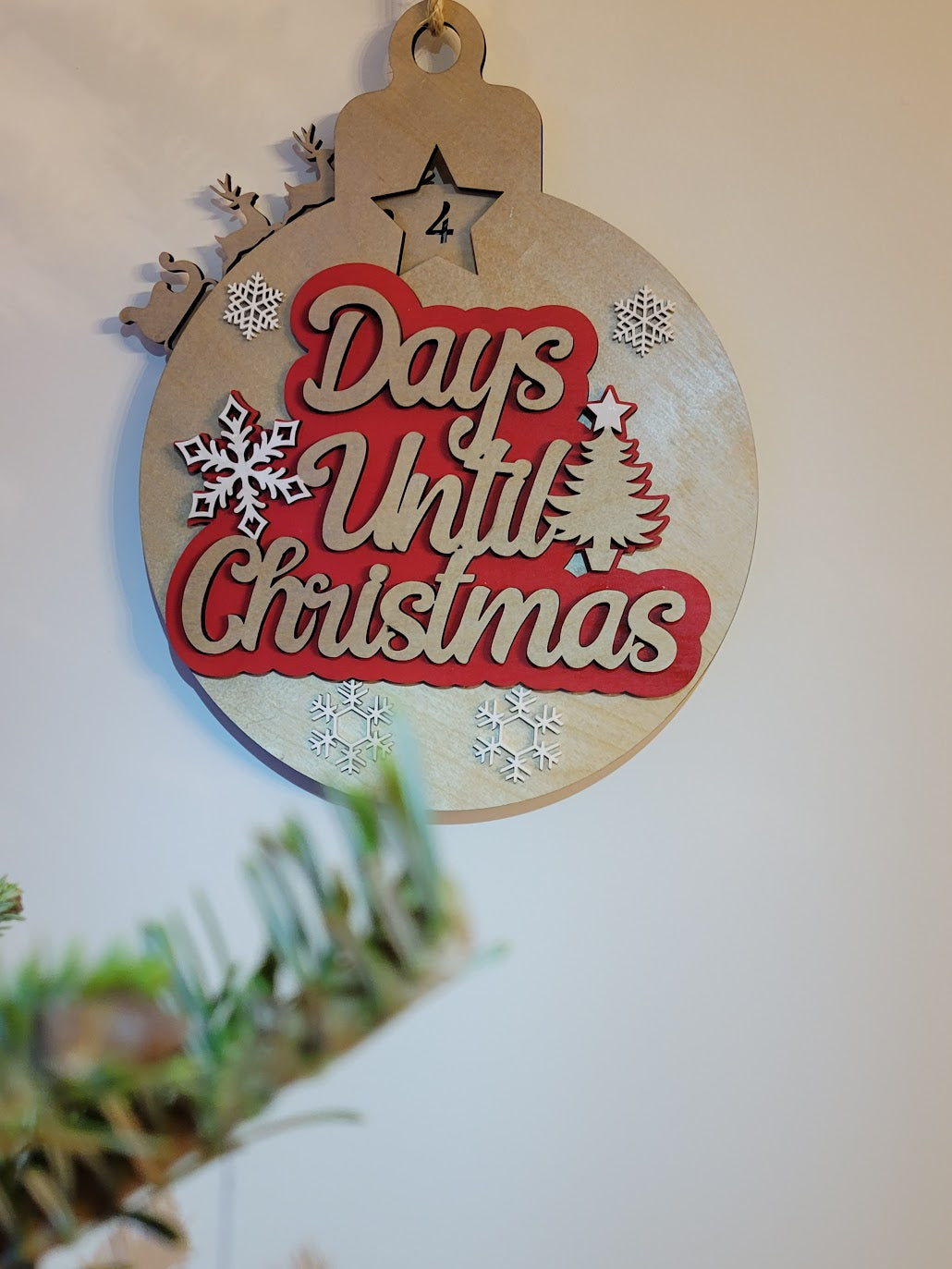 Days Until Christmas Countdown Calendar