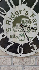 Wall clock 19.75 inches, natural wood color dial, quiet mechanism-4