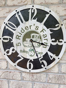 Wall clock 19.75 inches, natural wood color dial, quiet mechanism-5