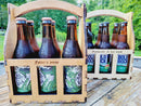 Personalized Wood Beer Caddy with Bottle Opener-15
