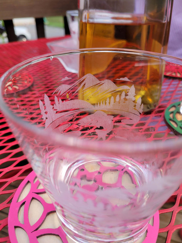Personalized Whiskey Glass, 12 oz. Rocks / Old Fashioned Glass