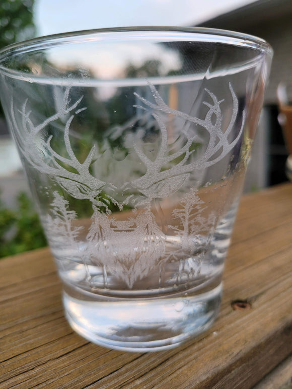 Personalized Whiskey Glass, 12 oz. Rocks / Old Fashioned Glass
