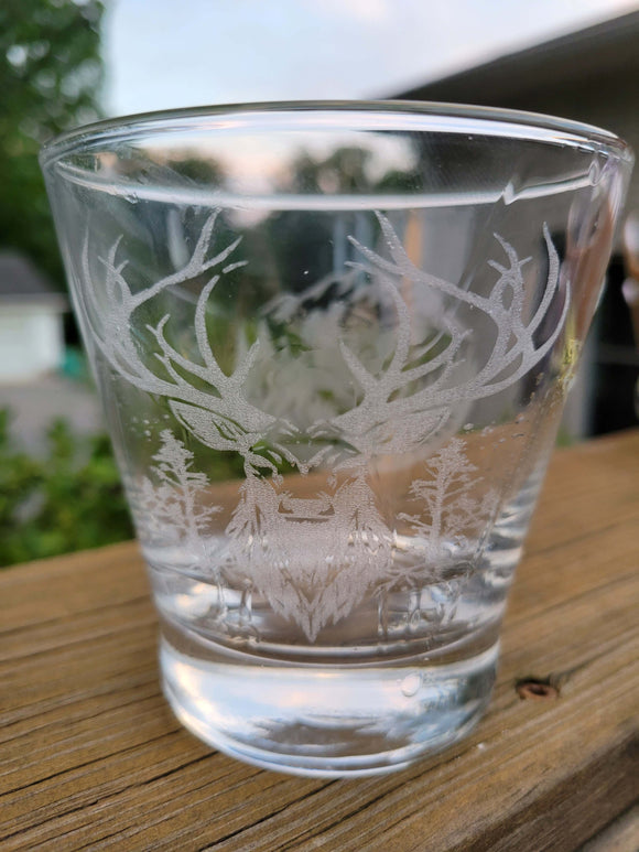 Personalized Whiskey Glass, 12 oz. Rocks / Old Fashioned Glass