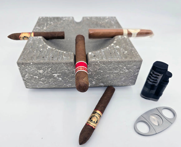 Pinnacle Throne - Luxury Concrete Ashtray 8.5 inch square, limited colors