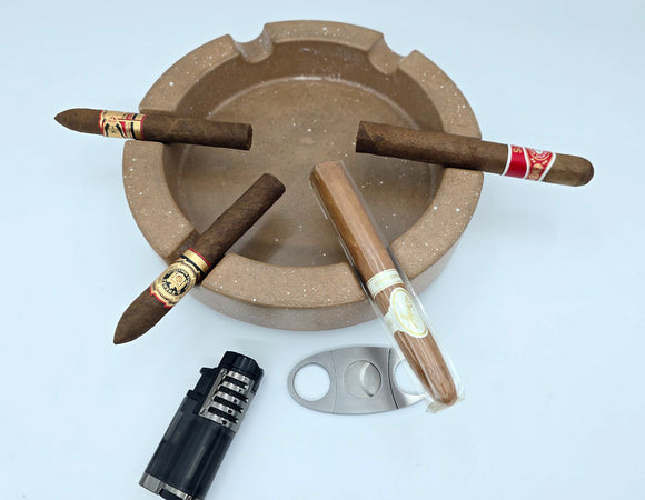 Pinnacle Orbit - Luxury Concrete Ashtray round 9 inch, various colors