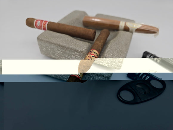 Pinnacle Apex - Luxury Concrete Ashtray 6.25 inch round corner square, limited colors