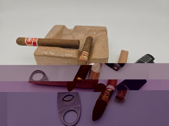 Pinnacle Apex - Luxury Concrete Ashtray 6.25 inch round corner square, limited colors