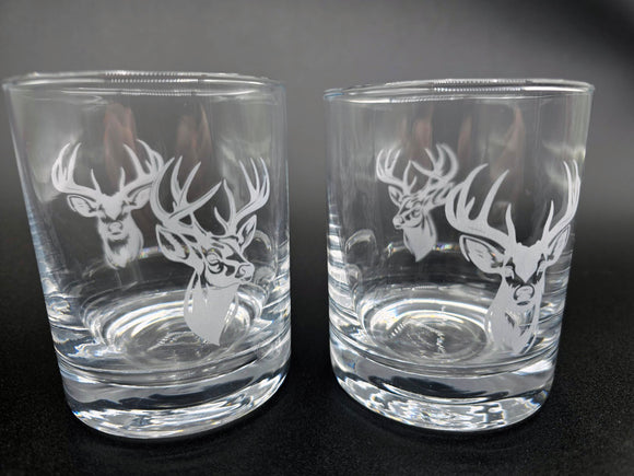 Personalized Whiskey Glass, Straight Up 12 oz. Rocks / Double Old Fashioned Glass