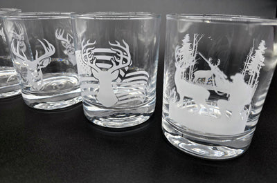 Personalized Whiskey Glass, Straight Up 12 oz. Rocks / Double Old Fashioned Glass