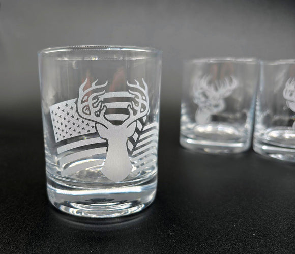 Personalized Whiskey Glass, Straight Up 12 oz. Rocks / Double Old Fashioned Glass