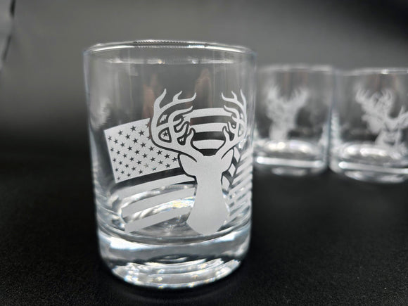 Personalized Whiskey Glass, Straight Up 12 oz. Rocks / Double Old Fashioned Glass