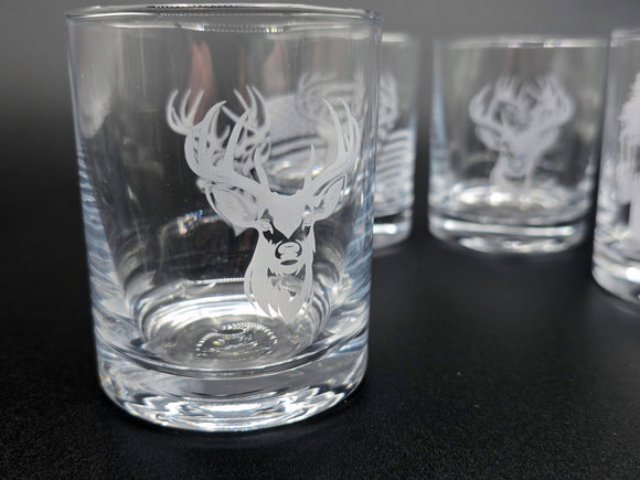 Personalized Whiskey Glass, Straight Up 12 oz. Rocks / Double Old Fashioned Glass