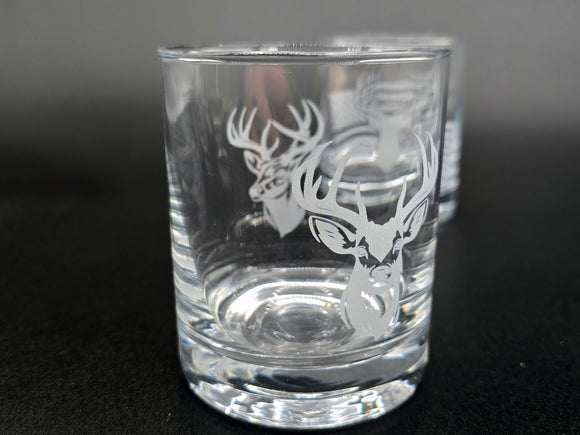 Personalized Whiskey Glass, Straight Up 12 oz. Rocks / Double Old Fashioned Glass