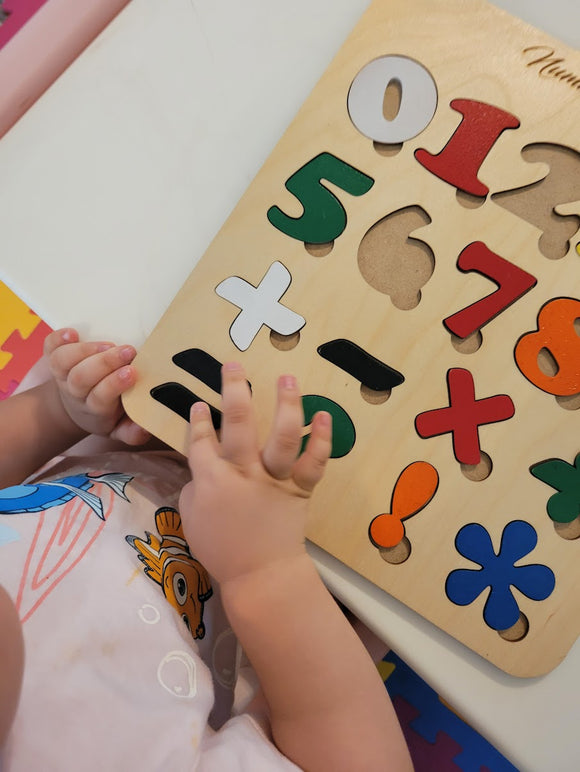 Childrens puzzle numbers image 4