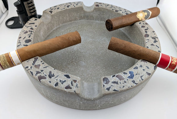 Pinnacle Luxury Concrete Ashtray 9 inch, various colors image 9