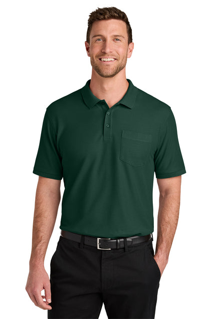 K200P Port Authority® Wearever Signature Pique Pocket Polo