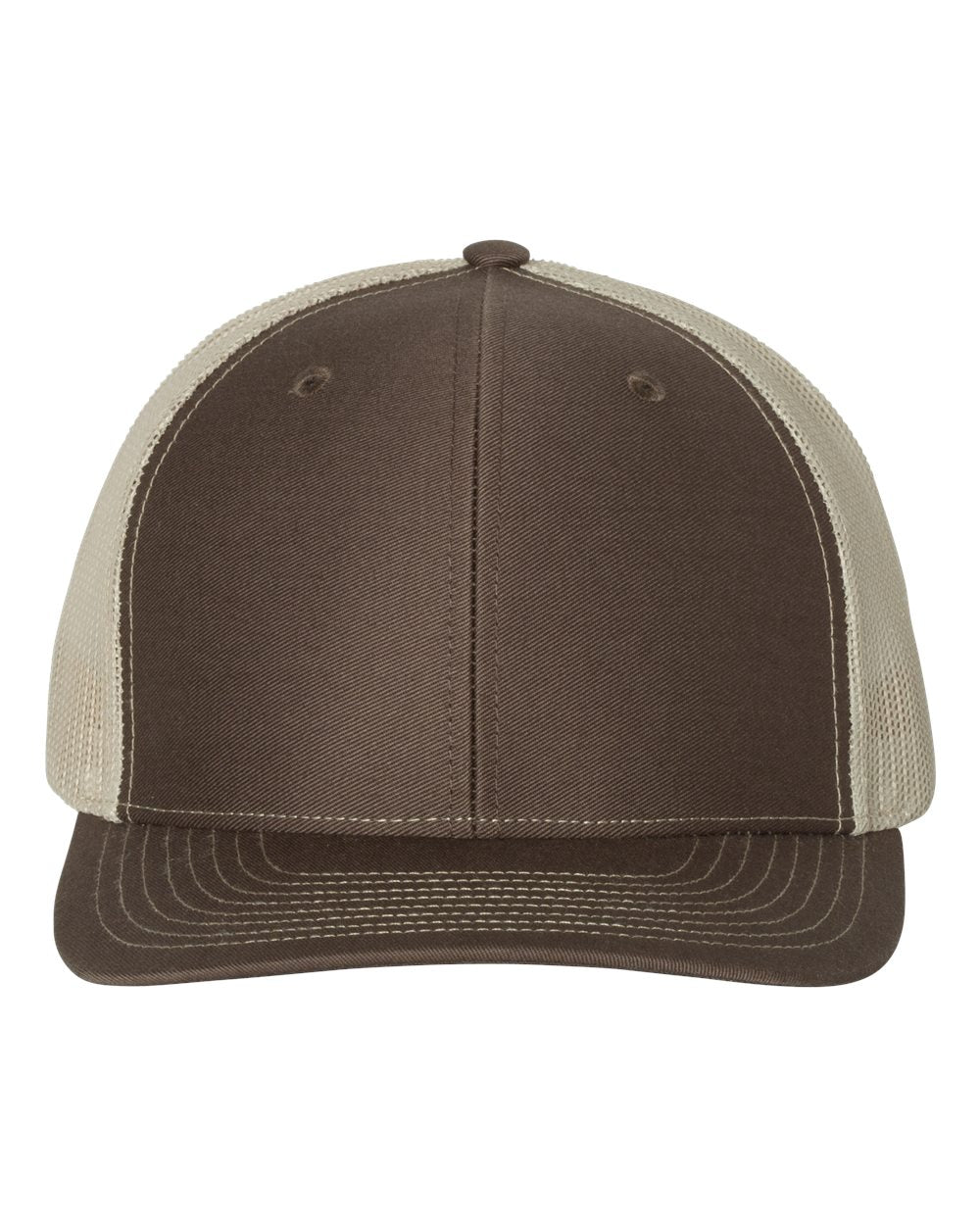 Buy chocolate-chip-birch Richardson 112 - Personalized Snapback Trucker Cap