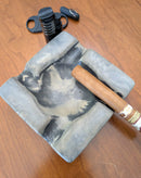 Pinnacle Luxury Concrete Ashtray 6.25 inch round corner square, various colors image 2