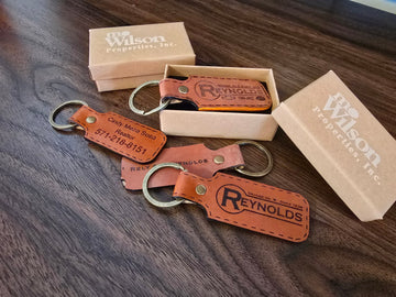 Customized Leather keychain image 1