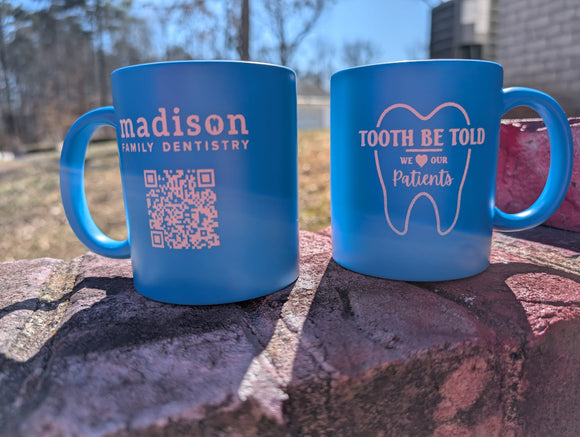 Custom Personalized 11oz Blue Fluorescent Mug image 4