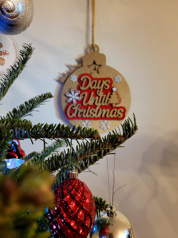 Days Until Christmas Countdown Calendar