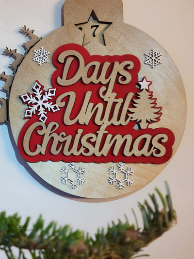 Days Until Christmas Countdown Calendar