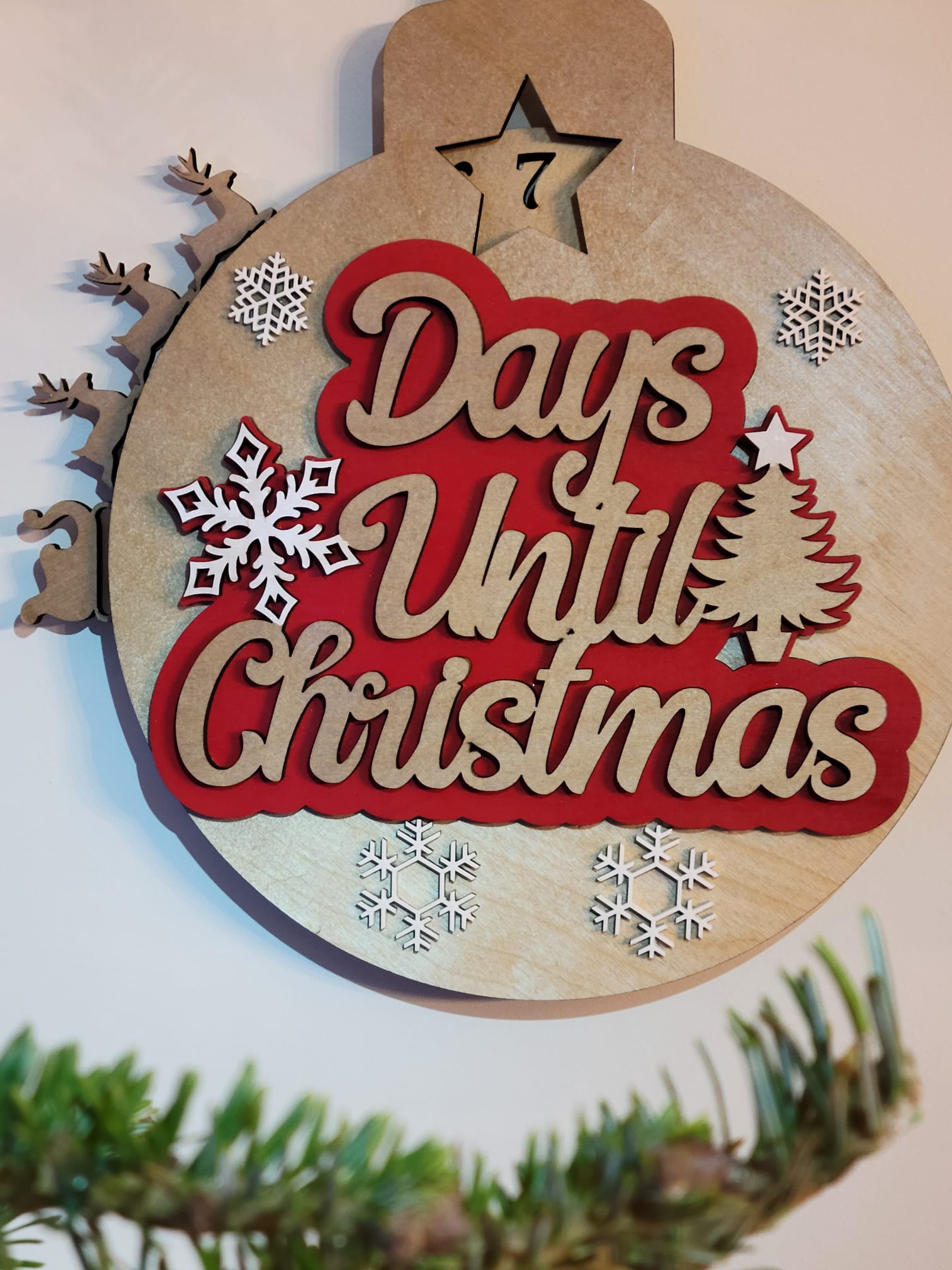 Days Until Christmas Countdown Calendar