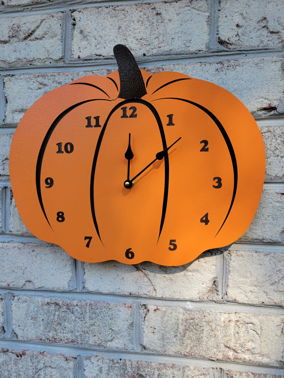 Halloween Pumpkin Wall clock 13.75 inch, quiet mechanism