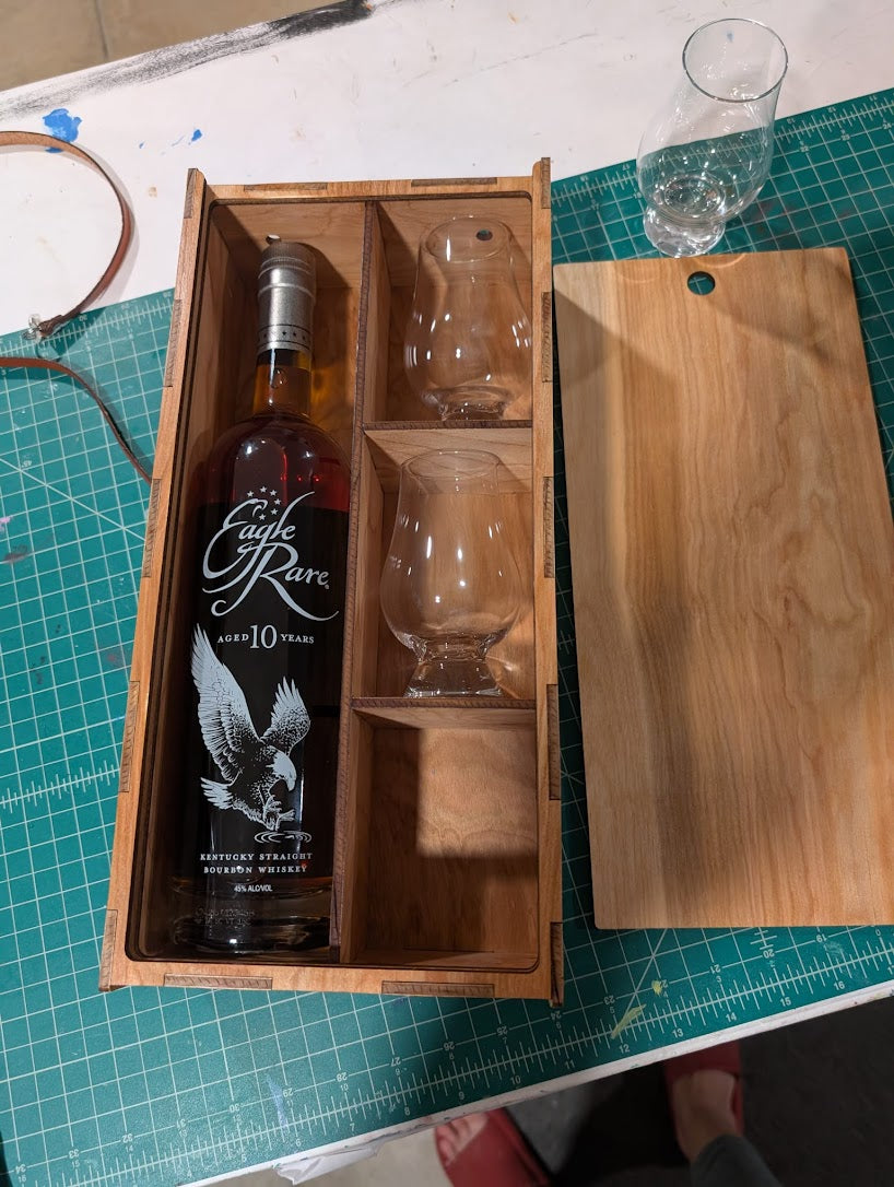 Bourbon/Tequila Gift Box with slide lid