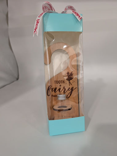 Personalized Tooth Fairy Door Hanger w container - 0