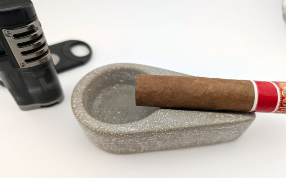 Pinnacle Concrete Ashtray 5x2.62  inch oval, various colors and personalization image 1