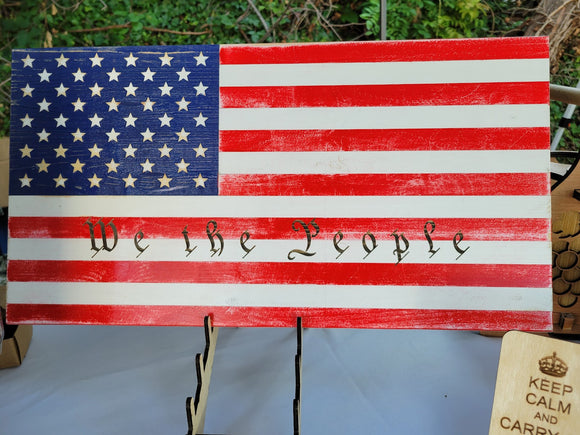 American Wooden Flag, Rustic American Flag, Patriotic, Wall Art Decor, Wedding image 13