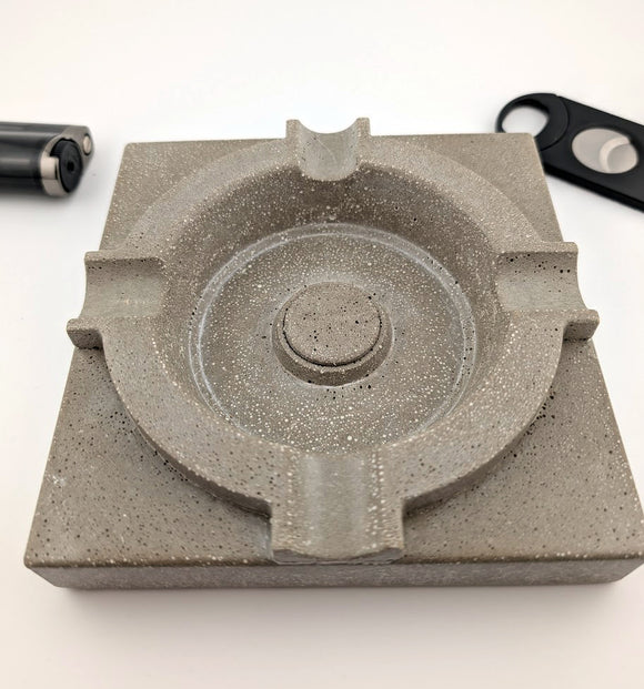 Pinnacle Concrete Ashtray 6 inch square, various colors and personalizatization image 8