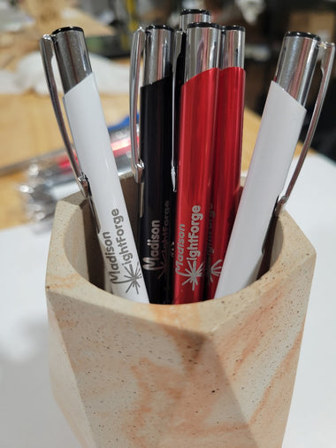 Premium Metallic Ball Pens Engraved with your logo and message image 0