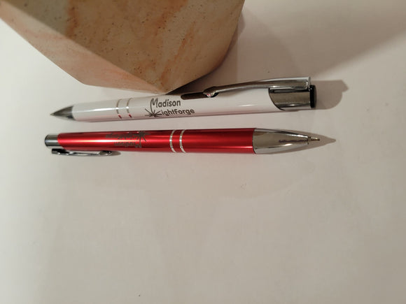 Premium Metallic Ball Pens Engraved with your logo and message image 4