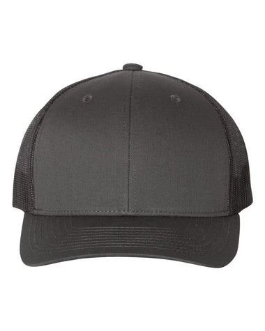 Buy charcoal-black YP Classics - 6606 Retro Trucker Cap - Personalized