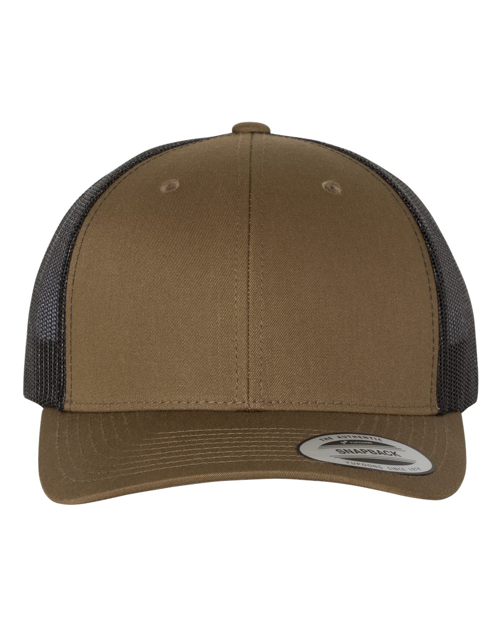 Buy coyote-brown-black YP Classics - 6606 Retro Trucker Cap - Personalized