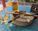 Pinnacle Luxury Concrete Ashtray 9 inch, various colors image 1