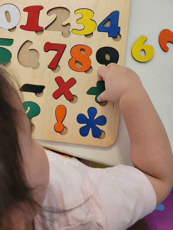 Childrens puzzle numbers image 7