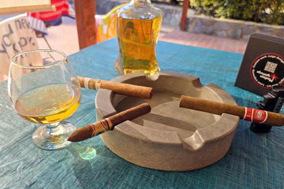 Pinnacle Luxury Concrete Ashtray 9 inch, various colors image 6