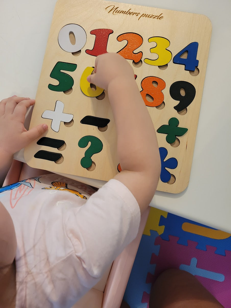 Childrens puzzle numbers image 2